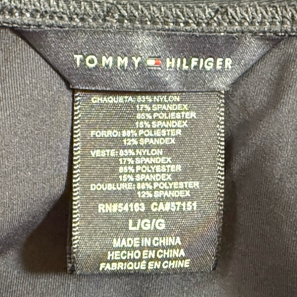 Tommy Hilfiger Swimsuit One Piece Color
Block Strapless Halter Navy Large NWT - Picture 9 of 12